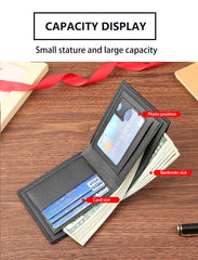 Faux Classic Thread Leather Wallet – Sleek. Durable. Stylish.
