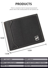 Faux Classic Thread Leather Wallet – Sleek. Durable. Stylish.
