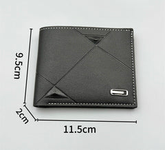 British Retro Slimfold leather wallet ( L10 )