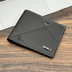 British Retro Slimfold leather wallet ( L10 )