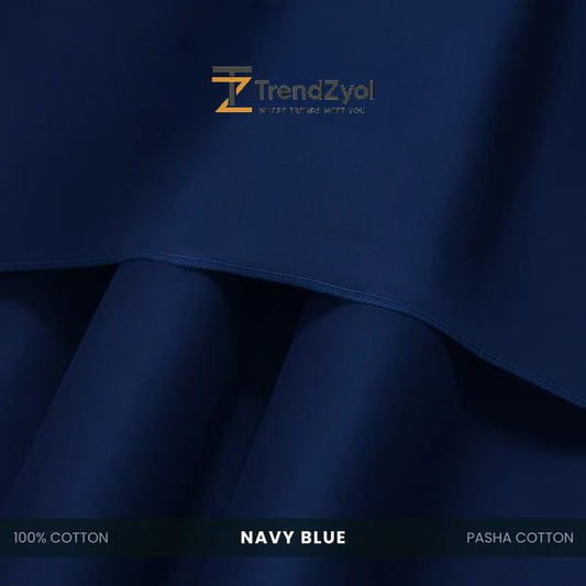 Pasha Cotton | Navy Blue