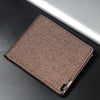 Black Carbon-Weave Bifold Wallet (W8)