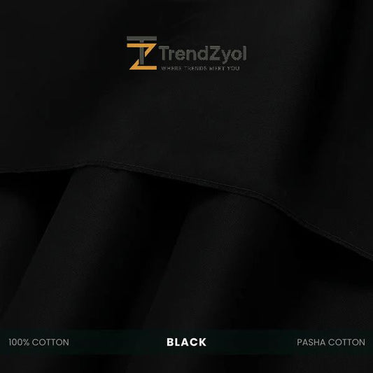 Pasha Cotton | Black