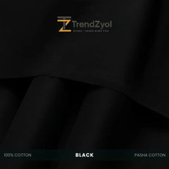 Pasha Cotton | Black
