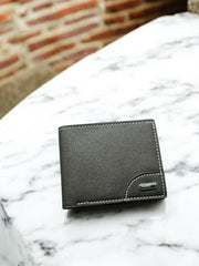 Slate Craft Wallet, Smooth and slate - like  surface ( L76 )