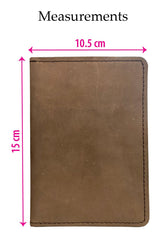 Heritage Leather Passport Size Wallet - TRENDZYOL