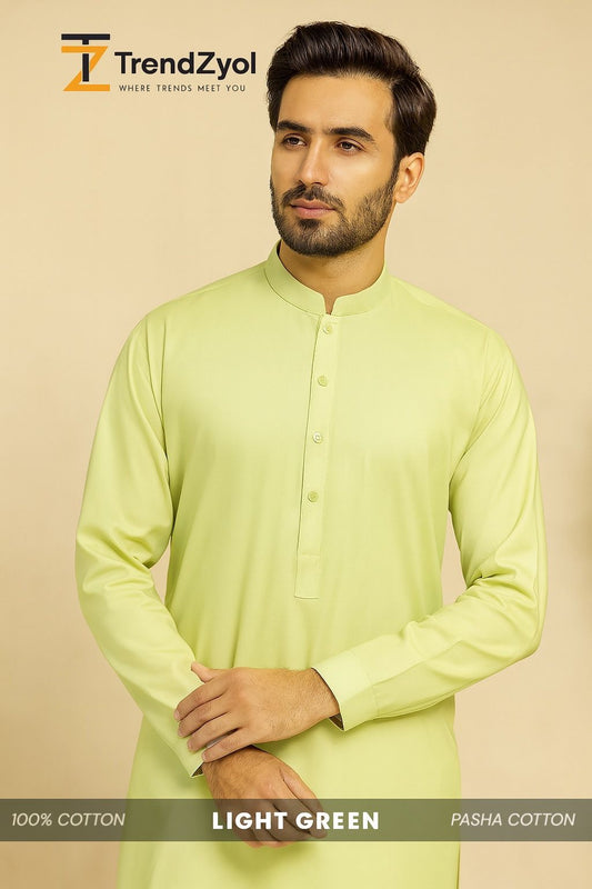 Pasha Cotton | Light Green