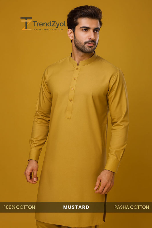Pasha Cotton | Mustard