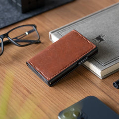 ClassicSlide RFID Pop-Up Leather Wallet (W3)