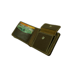 Compact  Pure House Leather Wallet -